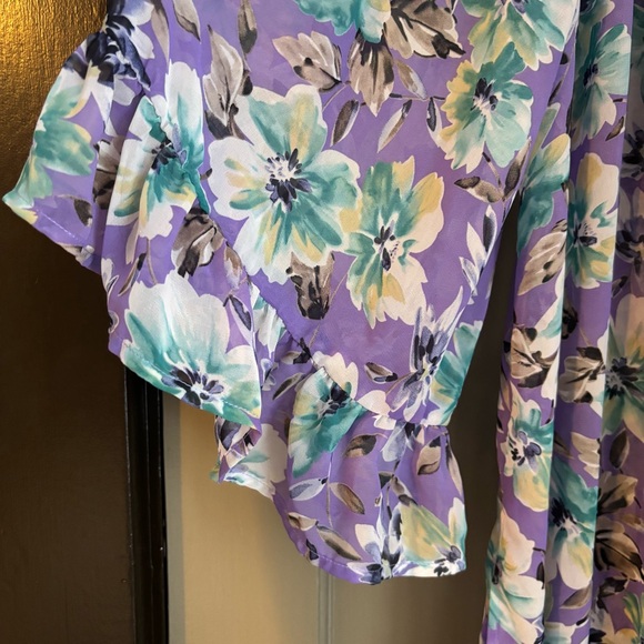 Floral Purple Cardigan - Picture 3 of 7